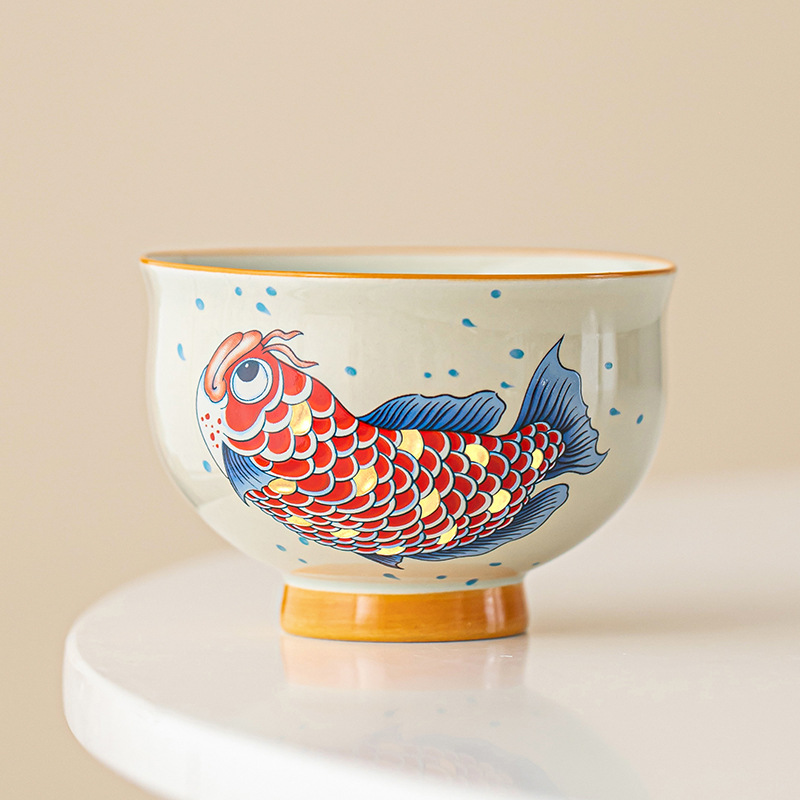 Jinyu Mantang Ladies Jucai Master Cup Cốc trà cỡ lớn tinh tế Cốc trà gốm sứ Cốc uống trà đơn