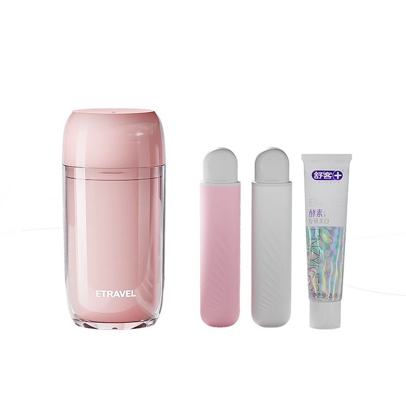 Bộ cốc đánh răng đựng bàn chải đánh răng xách tay mini du lịch