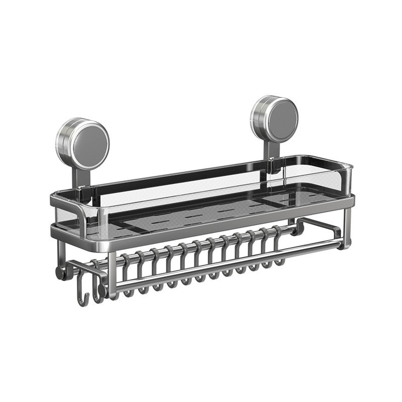 Giá treo cốc hút treo tường nhà vệ sinh không đục lỗ, giá treo khăn phòng tắm, giá để đồ trên tường bàn giặt