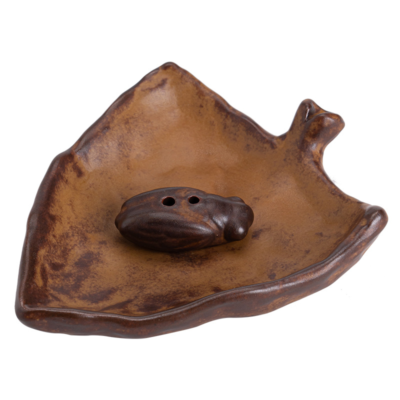 Zenqu cổ gốm hương đế nhà trong nhà sáng tạo hương agarwood hương gỗ đàn hương hương hương hương hương đồ trang trí