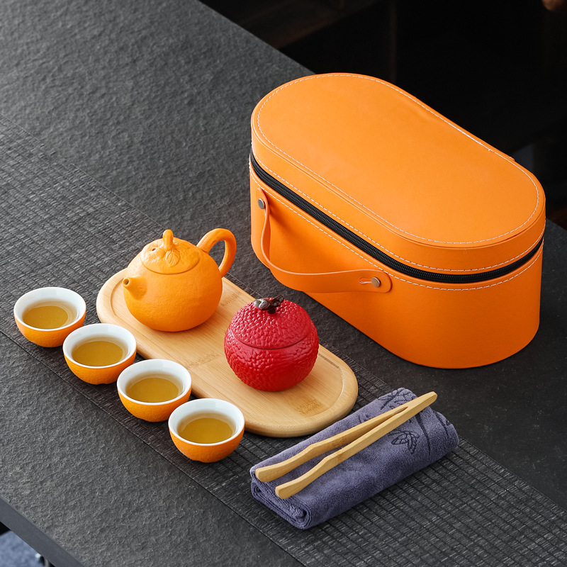 Bộ ấm trà du lịch Dajidi Quà tặng doanh nhân cao cấp Quà Tặng kỷ niệm ngày khai trương Tết Trung thu