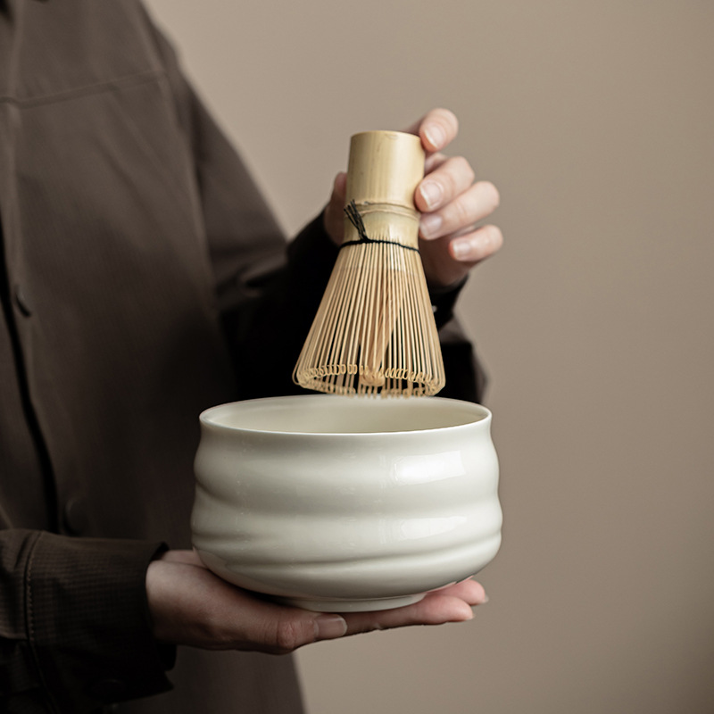 Bộ matcha kiểu Nhật, bát matcha gốm sứ, thìa trà đứng, trà Baibenli, dụng cụ đặt trà thời Tống, phụ kiện trà đạo