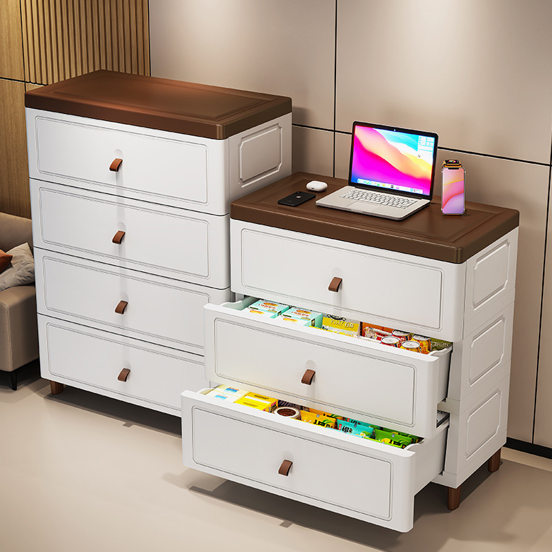 Tủ đựng đồ kiểu ngăn kéo kiểu phong cách Châu Âu rộng 50-120 tủ đựng đồ tủ nhỏ sắp xếp đồ lặt vặt cạnh giường phòng ngủ
