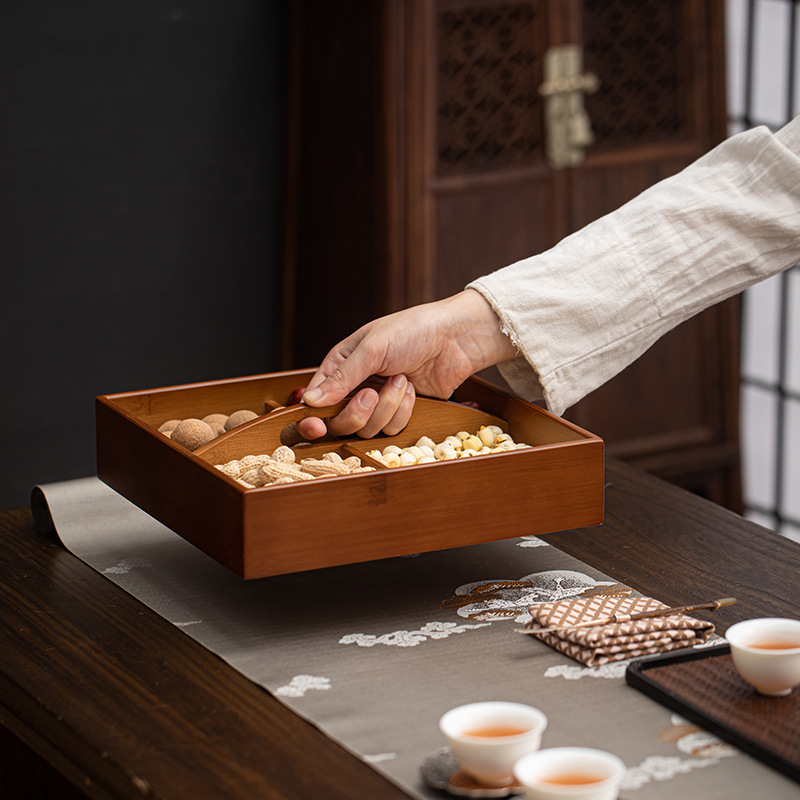 Khay đựng trái cây, khay đựng hạt gia dụng, khay đựng trà, trà chiều cầm tay cao cấp, khay đựng trà, khay đựng đồ phòng khách gia dụng