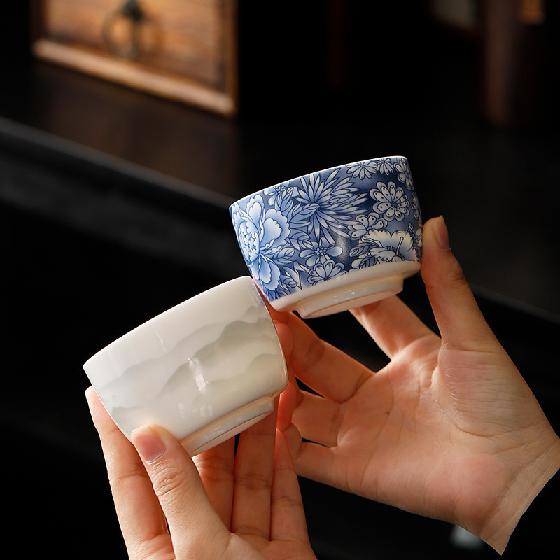 Ấm đun nhỏ Ru Kiln Jin Wanhua Bộ ấm trà Kung Fu Ấm pha trà gốm sứ Trung Quốc dung tích lớn Ấm đun trà đơn Bình giữ nhiệt