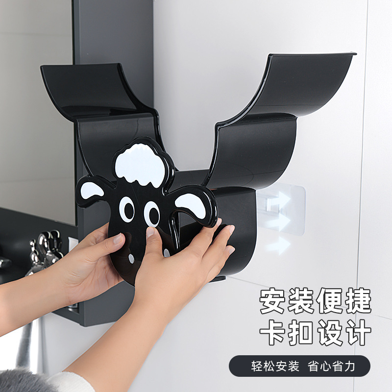 Giá đỡ khăn giấy cừu sáng tạo phòng khách phòng tắm phòng tắm treo tường hộp đựng giấy vệ sinh không đục lỗ giá đỡ giấy cuộn bán buôn