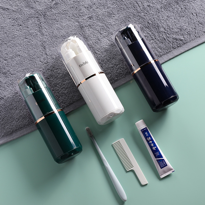 Hộp đựng bàn chải đánh răng cốc nước súc miệng hộp dụng cụ đánh răng Bộ cốc đựng bàn chải đánh răng Cốc đựng bàn chải đánh răng Cốc đựng bàn chải đánh răng cầm tay