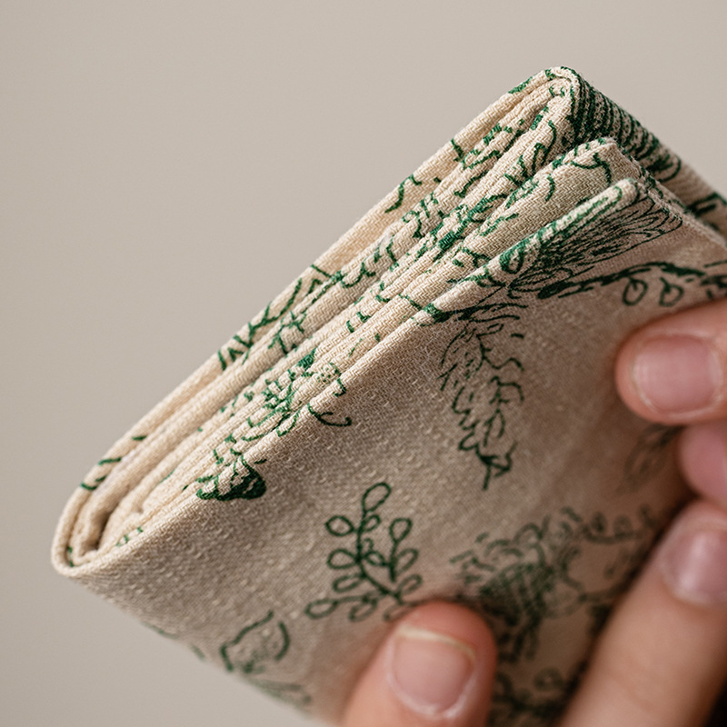 Khăn trải trà dày thấm nước Zen bàn trà kiểu Trung Quốc khăn chuyên dụng khăn lau khăn nâng Ấm Phong Cách Trung Quốc đệm trà đạo chống thấm