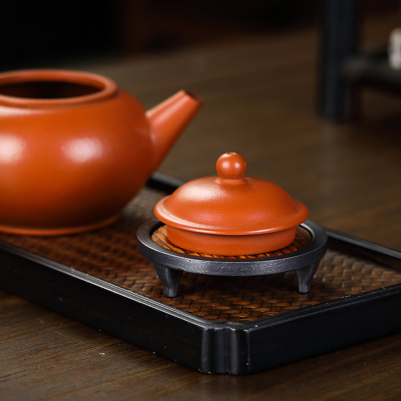 Mai Phi tre thiếc nắp ấm trà nắp ấm tử sa khung Nắp trà đạo Retro Thiền phụ kiện Trà Công Phu