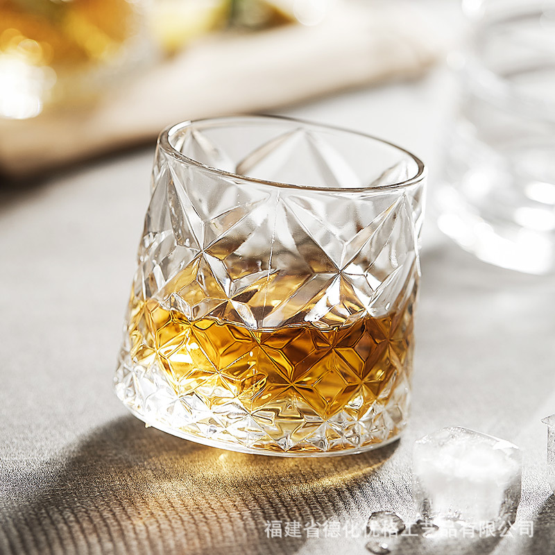 Cốc Whisky phong cách Instagram nổi tiếng trên mạng cốc cốc nước thủy tinh có giá trị cao sáng tạo cốc uống rượu gia dụng
