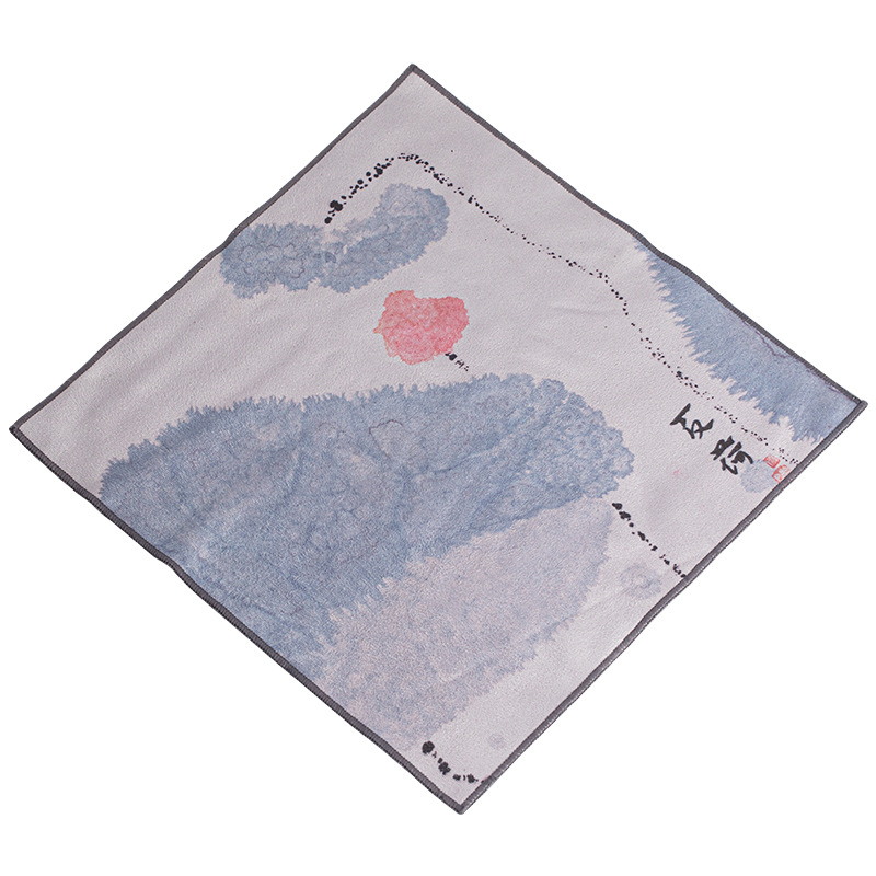 Khăn Trà Sơn Khăn trải bàn trà Khăn trải bàn thấm nước dày dặn vải trà phong cách Nhật Bản vải dệt Thiền khăn bông lanh phụ kiện trà đạo