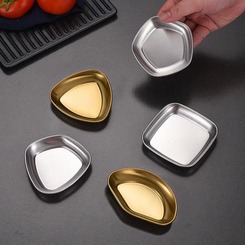 Khay nước chấm 1 ngăn inox 304 chén đựng sốt gia vị PBCP30
