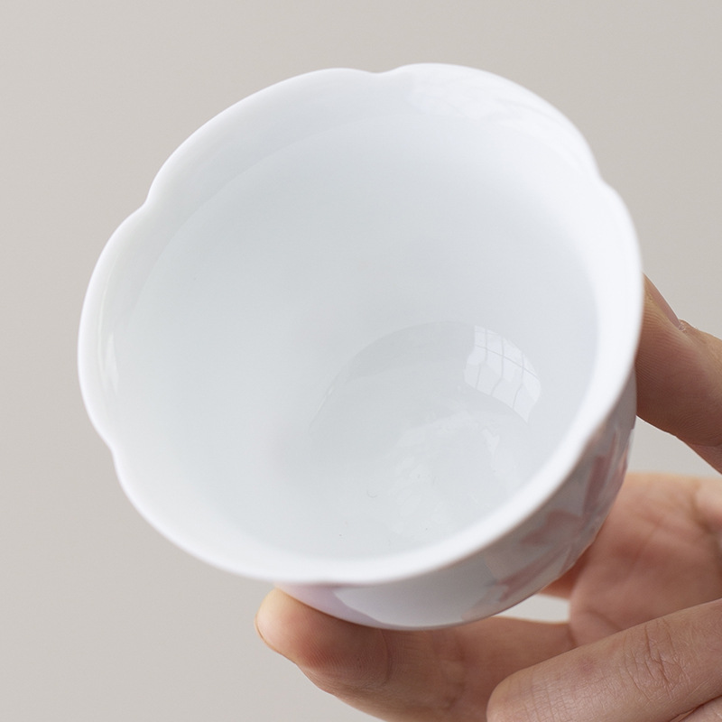 Bát có nắp vẽ tay Arita thiết bị pha trà tráng men một người dụng cụ pha trà Kung Fu gia dụng cốc trà gốm sứ nắp cốc pha trà