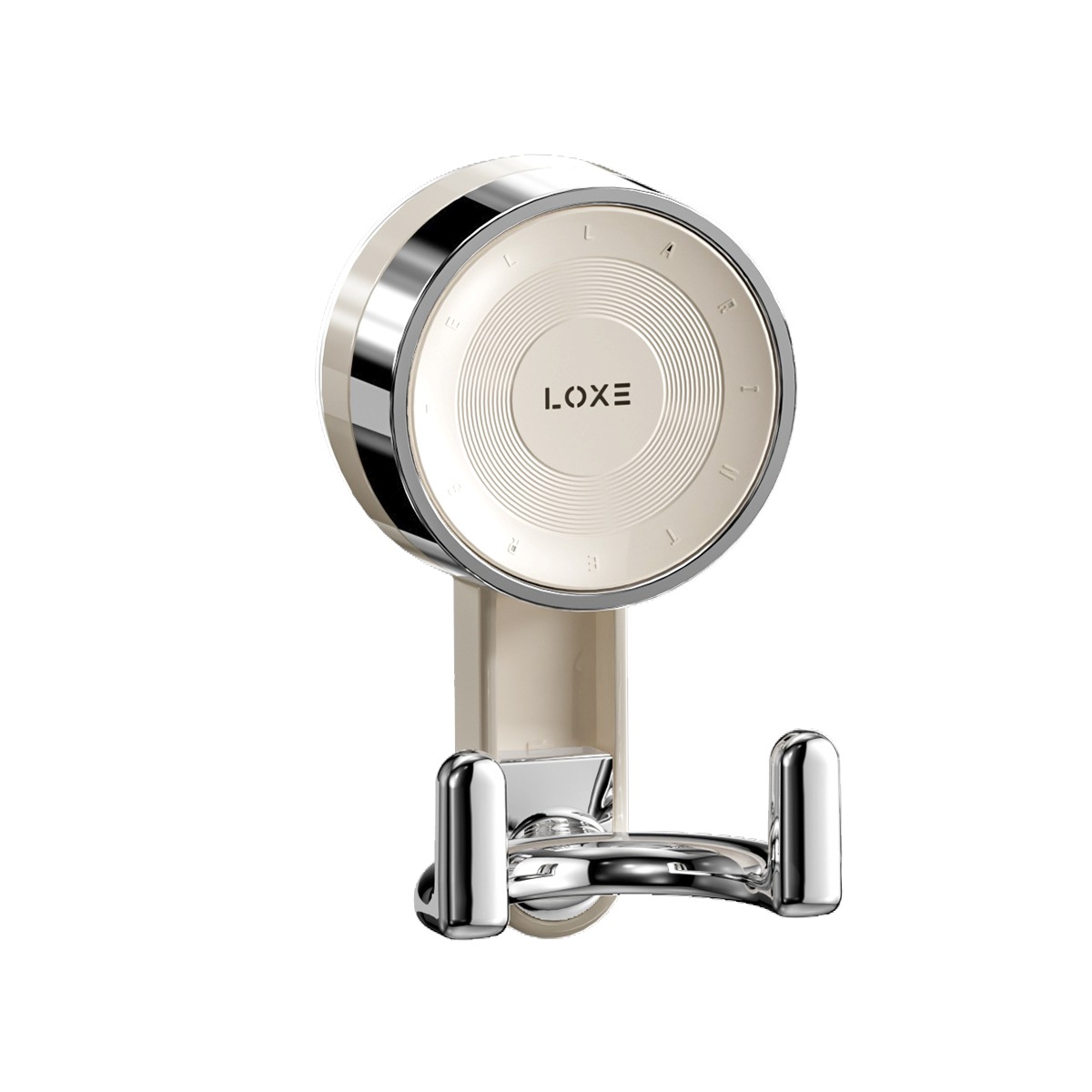 Móc cốc hút xoay, móc dính không đục lỗ chân không mạnh mẽ, móc hai đầu có thể di chuyển trong phòng tắm không dấu vết trong phòng tắm