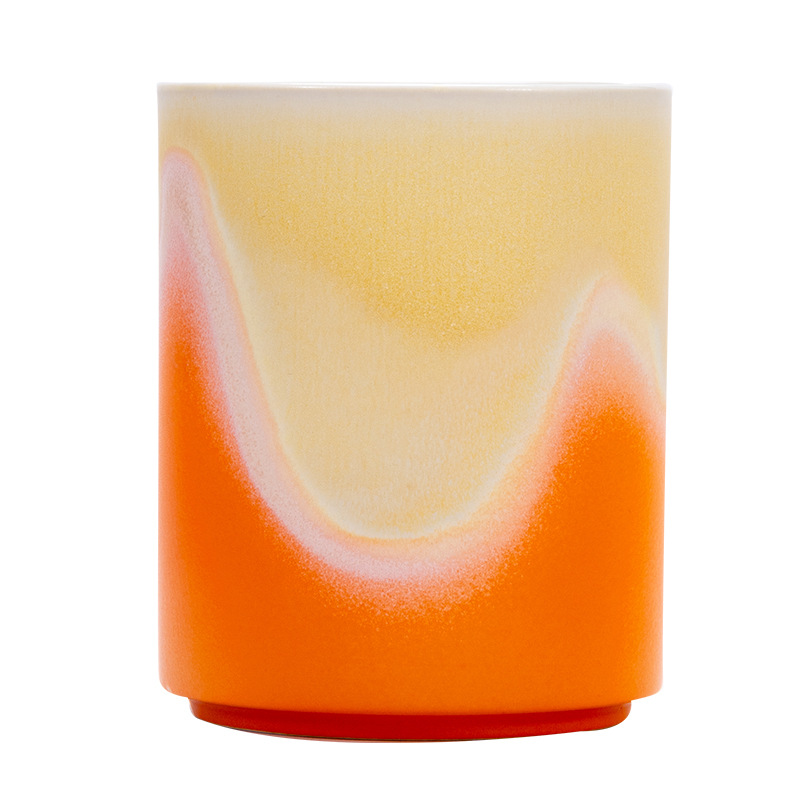 Nhìn thấy núi gradient cốc thẳng phong cách Trung Quốc gốm sứ uống trà cốc chủ nhân cốc trà cá nhân cốc lưu niệm sự kiện lễ hội