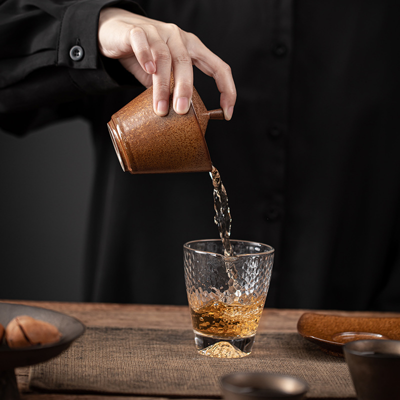 Ẩn bát có nắp đậy Ba tài, bát trà gốm sứ, cốc trà, Lò Nung thủ công kiểu Nhật, dụng cụ pha trà Kung Fu cổ điển