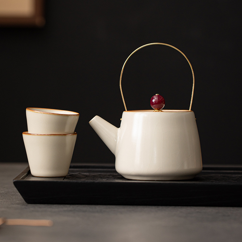 Ấm trà gốm sứ cổ điển kiểu Trung Quốc ấm trà ấm trà ấm trà ấm trà ấm trà một ấm trà công phu ấm trà