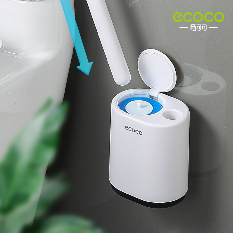 Bàn chải nhà vệ sinh dùng một lần Bàn chải gia dụng treo tường treo tường có thể ném tạo tác không góc chết làm sạch nhà vệ sinh Bàn chải nhà vệ sinh