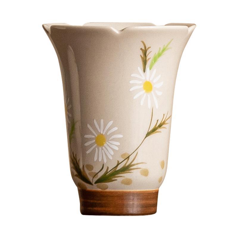 Vẽ tay Juyun Mùi thơm Cốc trà Kung Fu chuyên dụng cá nhân Cốc chủ nhân Cốc uống trà gia dụng Cốc trà gốm sứ Cốc trà