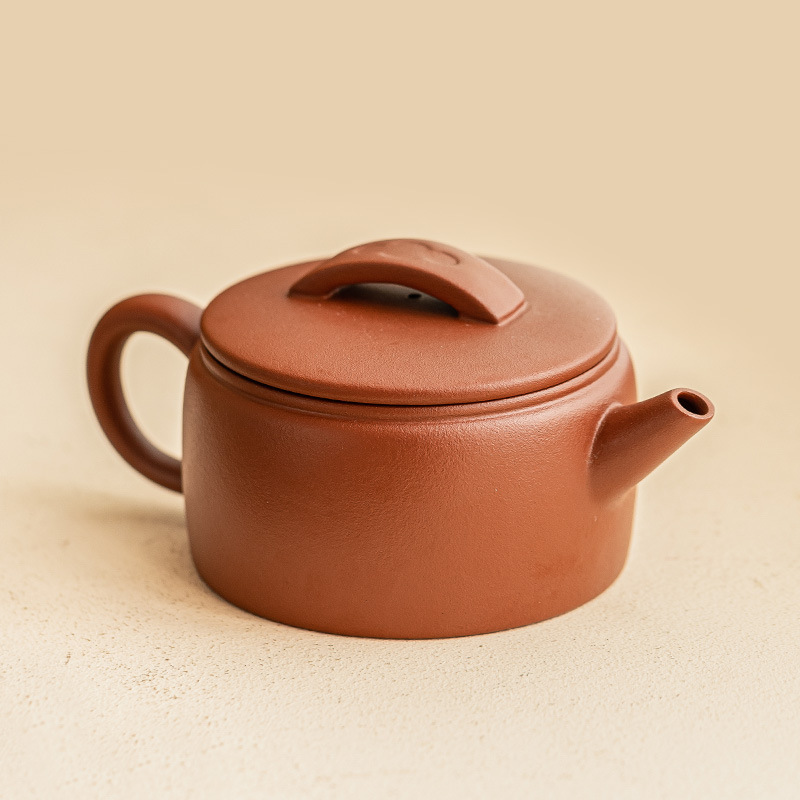 Ấm trà gốm sứ đỏ son tử sa ấm trà ấm pha trà thủ công gia dụng ấm đơn trà chiều bộ trà Kung Fu cao cấp