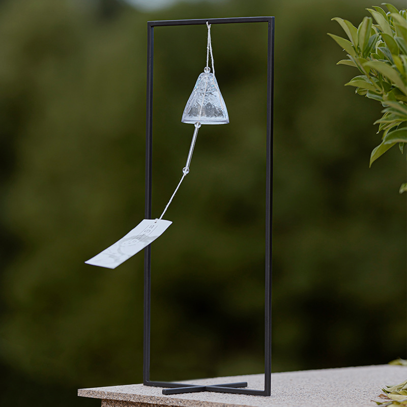 Chuông gió làm thủ công kiểu Nhật Oantang Chuông thủy tinh sân vườn phòng trà B & B trang trí trang trí nhà cửa