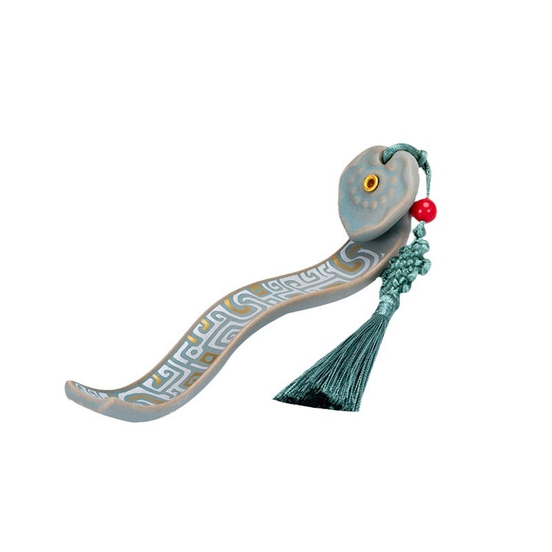 Gốm sứ Ruyi tua sáng tạo cắm hương gia dụng bàn trà nổi đồ trang trí nhỏ trà đạo gia dụng đơn giản