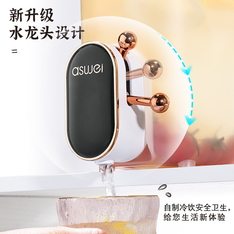 Ấm đun nước lạnh hot trên mạng, trà trái cây mùa hè cấp thực phẩm, trà chanh, đồ uống trái cây, có thể để trong tủ lạnh, xô nhựa gia dụng