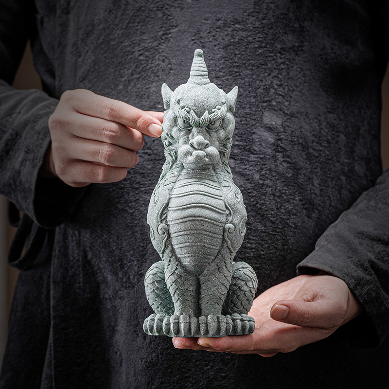 Đồ trang trí phong cách chế tác thú Thụy Sĩ sa thạch xanh, đồ trang trí nhà cửa, nhà phố, đồ trang trí cỡ lớn, mặt bàn phòng khách, đồ chơi trà thú cưng sáng tạo