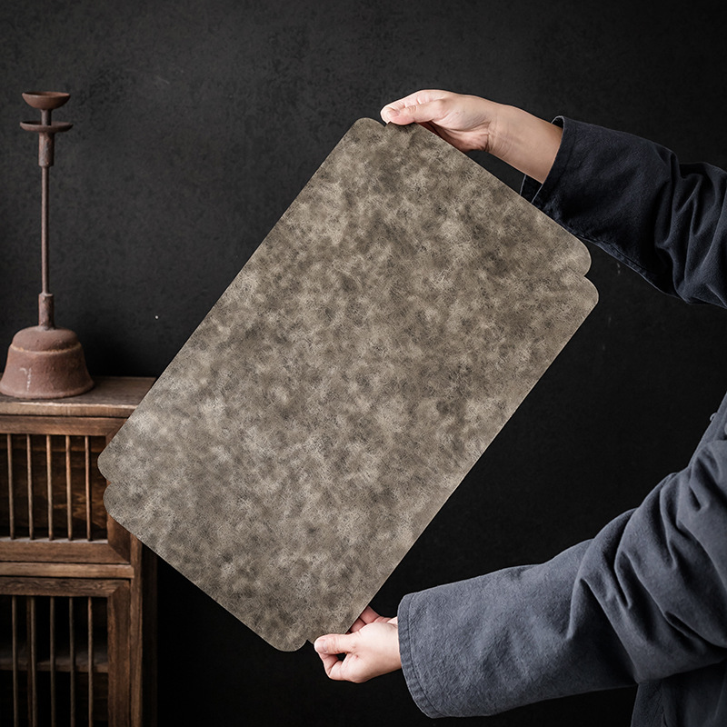 Bán buôn thảm trà Da Hai Mặt Thảm trải bàn xốp khô thảm trải bàn trà gia dụng Thảm trải bàn trà chống thấm nước Khăn trải bàn bàn Zen Yi