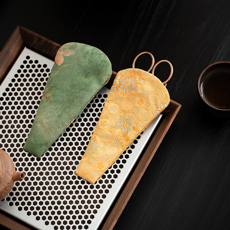 Kéo nhỏ retro, kéo túi trà, túi vải, bao bì gia dụng, kéo cắt chỉ thủ công, phụ kiện trà đạo nghệ thuật trà
