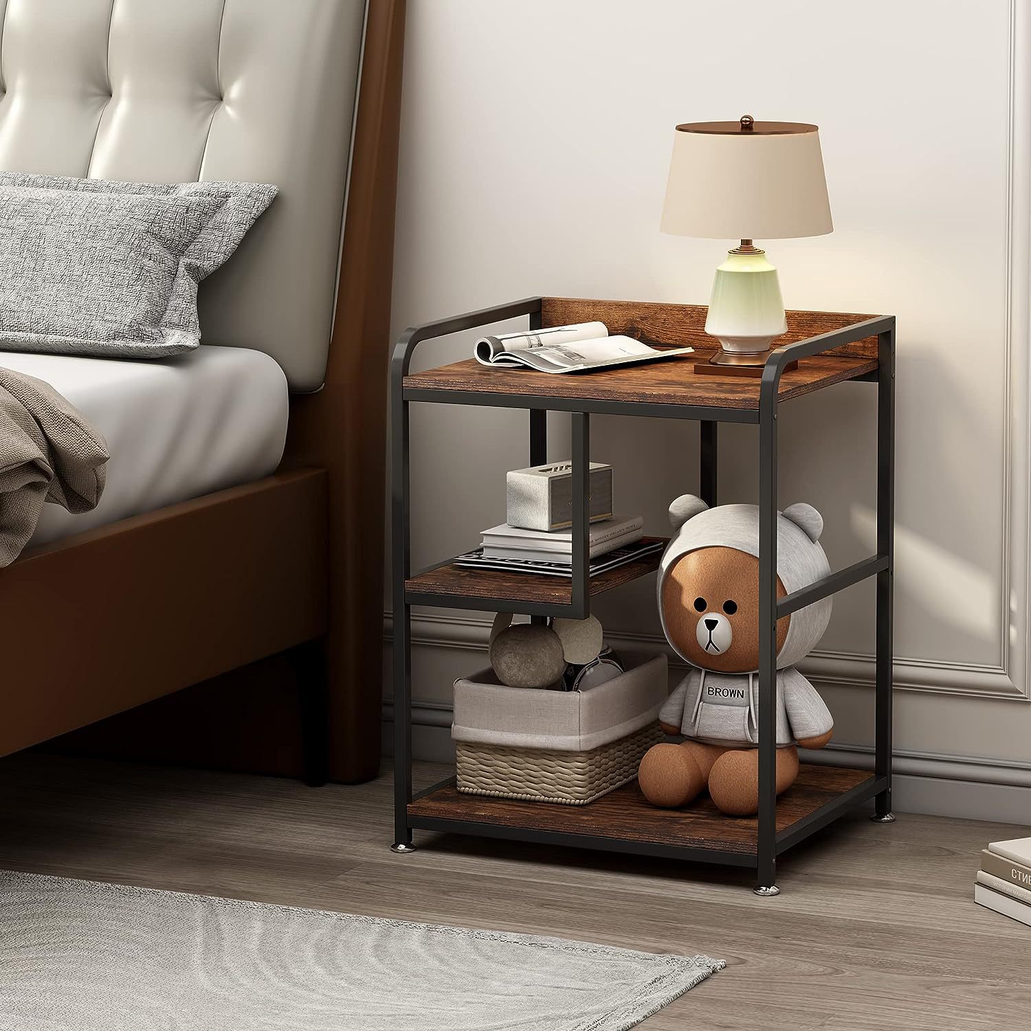 Kệ để máy in văn phòng kệ để đồ đầu giường đa năng TBH8655 bằng thép sơn tĩnh điện