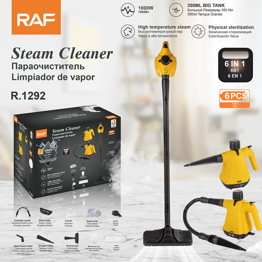 RAF Máy làm sạch và tẩy nhờn bằng hơi nước cầm tay xuyên biên giới Châu Âu đa chức năng cầm tay nhiệt độ cao