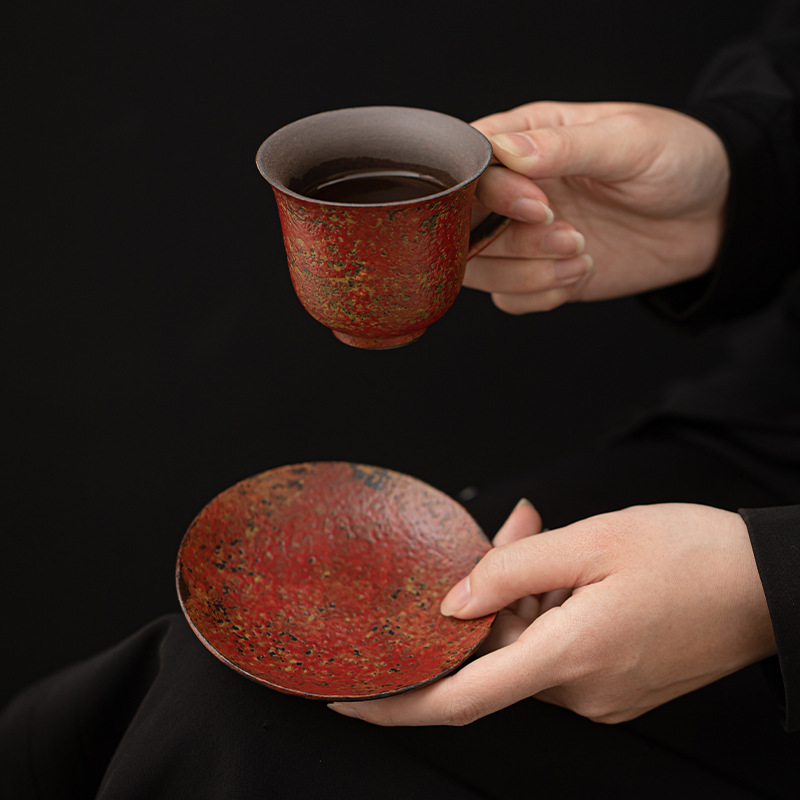 Tách cà phê gốm dùng trong gia đình, tách trà dùng cho trà chiều, phong cách cổ điển, tách trà bùn đá, ấm trà cầm tay, ấm pha trà.
