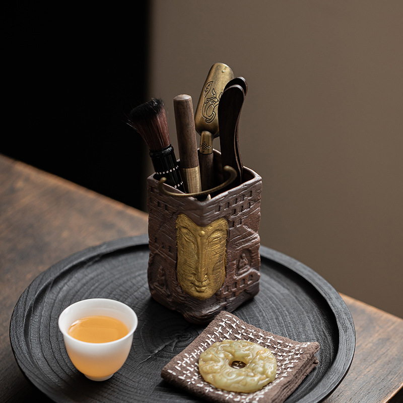 Phụ kiện bộ ấm trà kungfu gia dụng phụ kiện bộ ấm trà kim trà thìa trà kẹp ấm trà