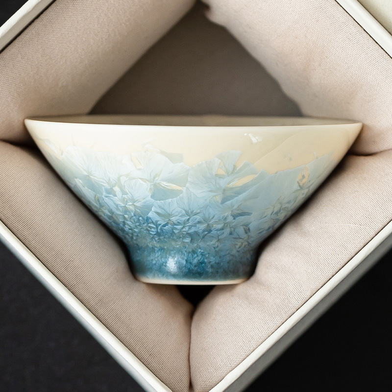 Cốc chủ nhân cao cấp tráng men pha lê cốc đơn cốc cốc xô xanh hồ cốc trà gốm sứ gia dụng cốc uống trà đặc biệt cốc trà