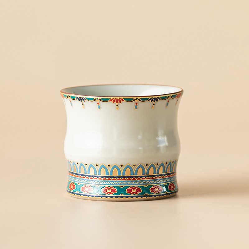 Cốc tre Ruyao Đôn Hoàng có thể nâng cao bộ trà Kung Fu, tách trà văn hóa và sáng tạo, cốc chủ nhân, cốc trà đặc biệt cá nhân, cốc đơn