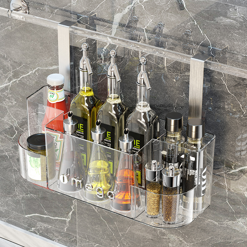 Giỏ treo lưu trữ đa chức năng đồ dùng vệ sinh cá nhân trong phòng tắm Giỏ treo đồ gia vị nhà bếp Giỏ đựng đồ treo tường