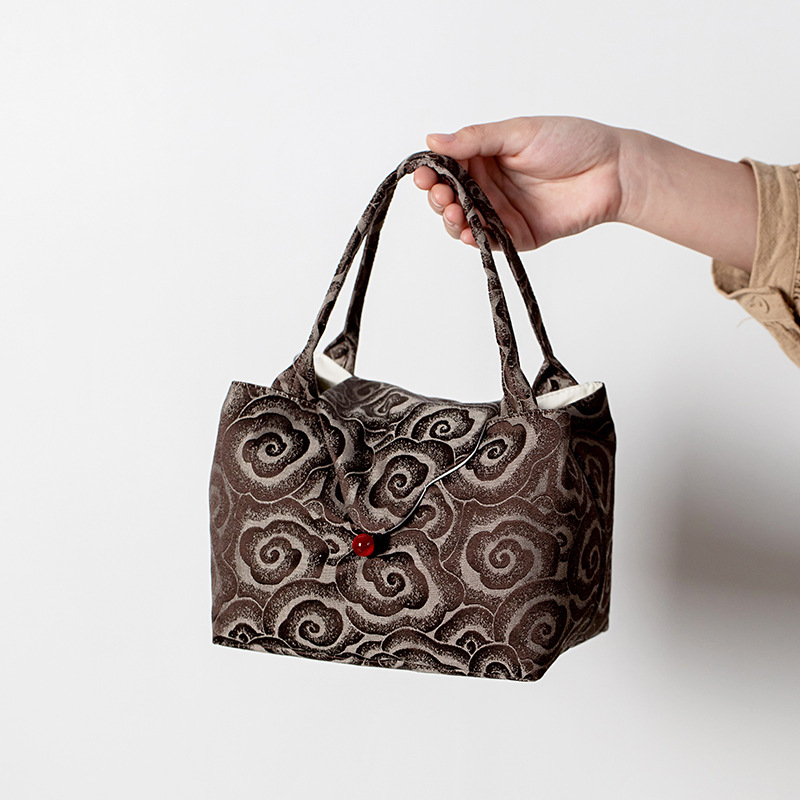 Túi đựng trà Túi đựng trà đi chơi Túi đựng trà túi đựng cốc trà xách tay túi đựng son môi mỹ phẩm Túi đựng đồ vệ sinh cá nhân