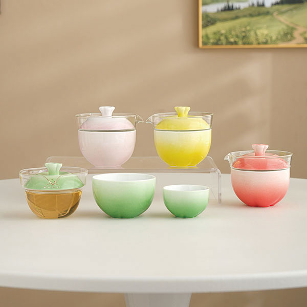 Bộ dụng cụ pha trà du lịch, cốc khách nhanh, một ấm hai cốc, cốc trà, dụng cụ pha trà Kung Fu đơn giản cầm tay, dụng cụ pha trà ngoài trời