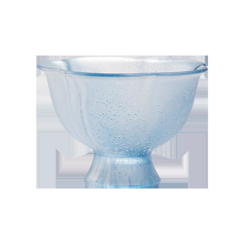 Bộ trà Kung Fu tráng men cổ kính cốc trà cá nhân thiết bị pha trà cao cấp Yushantang thương hiệu ấm chén chân cao