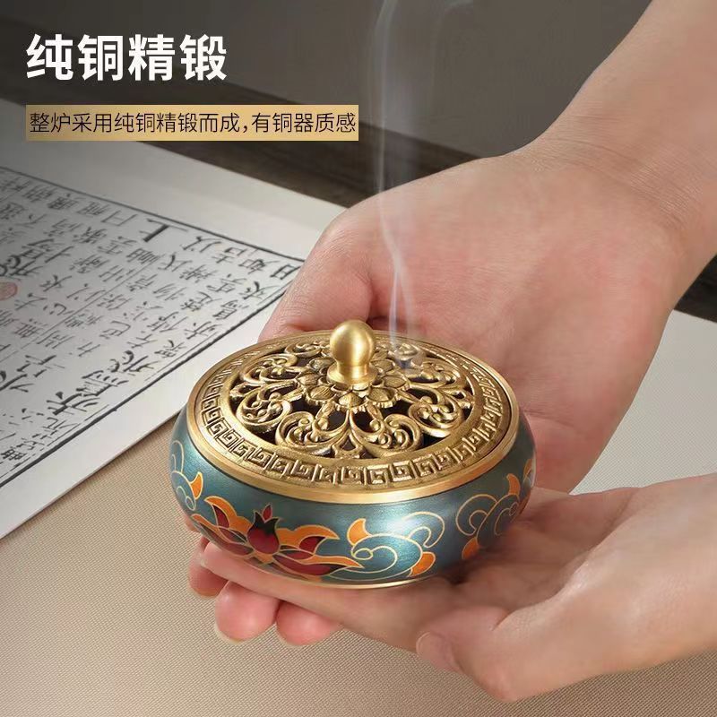 Lư hương bằng đồng Lư Hương Lư Hương Lư Hương Lư Hương Lư hương đàn hương Dụng cụ ấn trầm hương Lư Hương Lư hương đàn hương