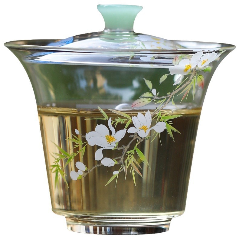 Cốc trà cốc trà cốc trà xanh đơn Phong Cách Trung Quốc Bát trà Kung Fu chống bỏng dụng cụ pha trà Kung Fu gia dụng