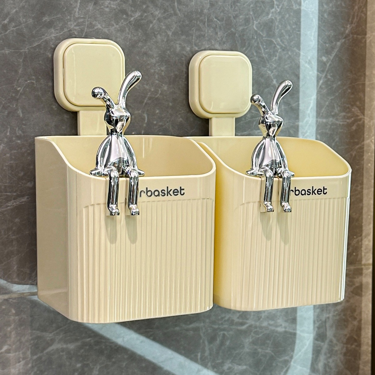 Khăn rửa mặt bỏ đi hộp đựng thứ cấp treo tường nhà vệ sinh nhà vệ sinh bàn rửa mặt giỏ treo giá để bàn rửa phòng tắm