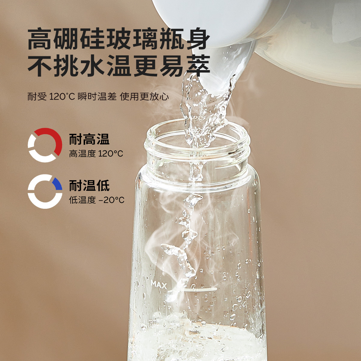 Bình chiết lạnh tuyệt vời, bình chiết lạnh pha cà phê ép phương pháp borosilicate, bình pha trà lạnh, bình đựng lạnh ngoài trời, bình chiết lạnh