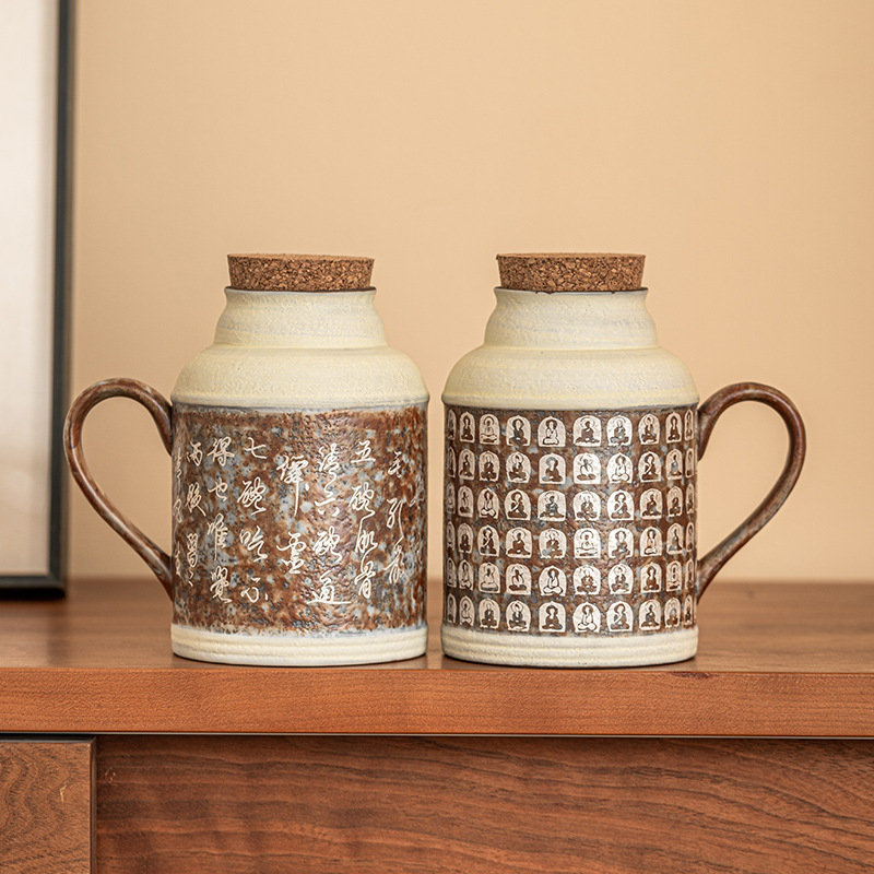 Cốc ấm tay Phật vạn tượng mạ bạc cốc ấm nhỏ gia dụng dụng dụng cụ trà Kung Fu Trung Quốc ấm trà nghẹt ấm đơn xưởng bán buôn