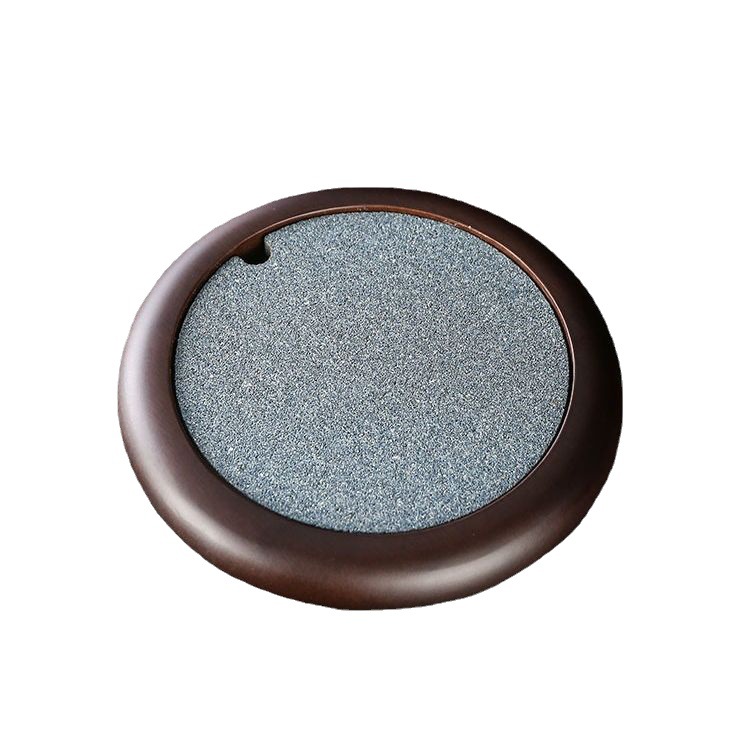 Nồi nuôi quặng nhôm, đế đỡ ấm trà cát tím hình tròn, Bộ trà đạo đĩa nhỏ tạo bọt khô, phụ kiện trà đạo