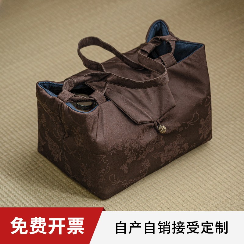 Túi đựng đồ Bộ trà mẫu mới Túi đựng trà dày túi đựng trà Du Lịch Xách Tay Hộp Đựng Ấm trà túi đựng cốc trà Túi xách tay