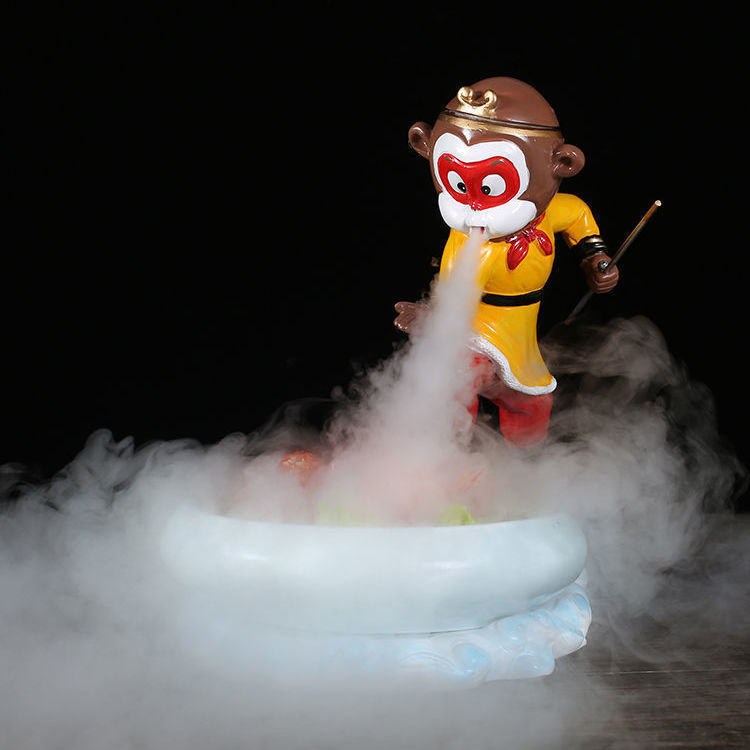 Khách sạn nổi tiếng trên mạng quan niệm nghệ thuật bộ đồ ăn đá khô Monkey King cá tính Nhà hàng chủ đề món ăn đặc biệt đĩa sáng tạo nhà hàng