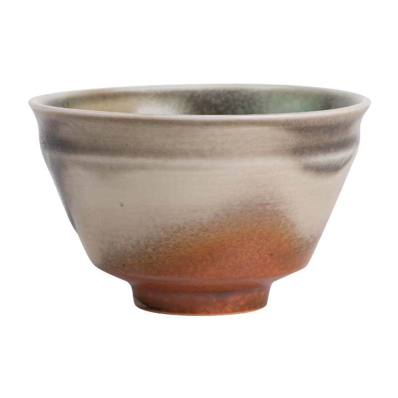 Cốc trà tráng men nung củi cốc trà gốm sứ cốc chủ nhân cổ điển kiểu Nhật cốc trà Bộ trà Kungfu gia dụng cốc đơn