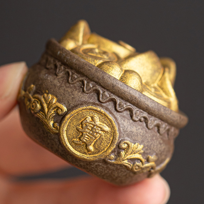 Bát Quái Đồ cắm hương khay hương sáng tạo kiểu Trung Quốc Đồ trang trí bàn trà gia dụng Phụ kiện bộ trà khay hương